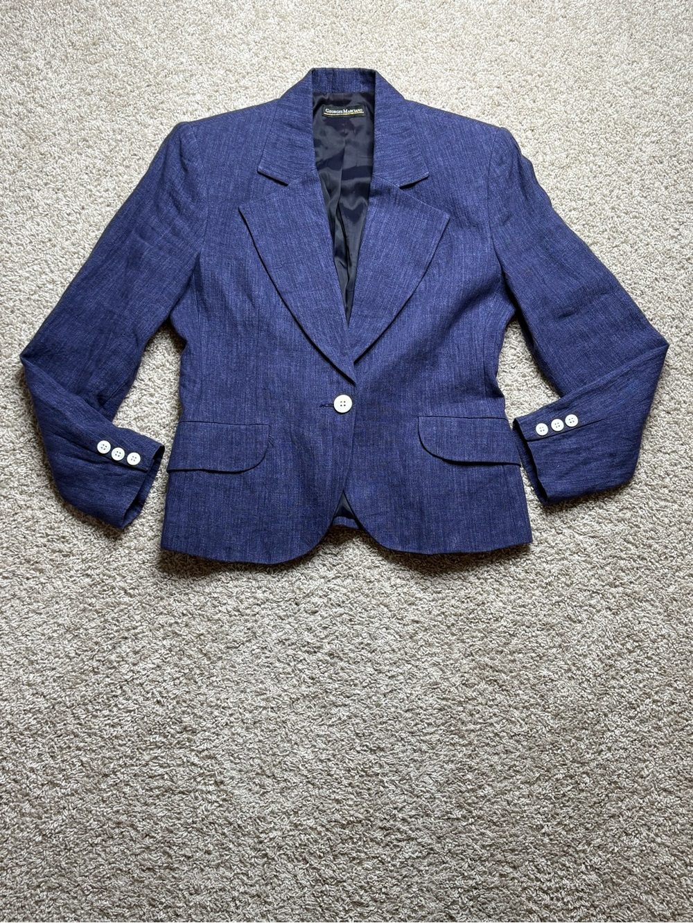 Georges Marciano Linen Blazer